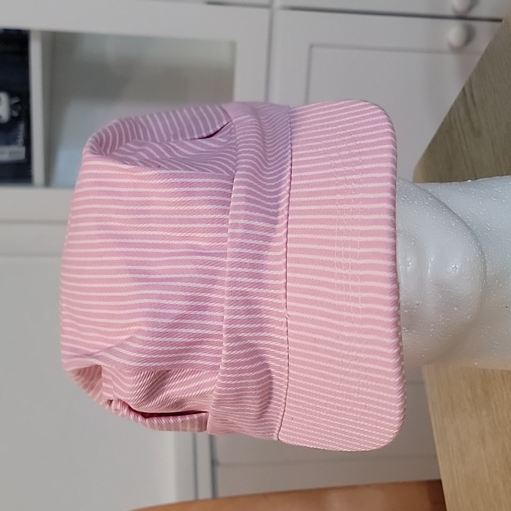 Pink engineer hat